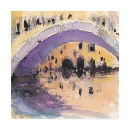 Trademark Fine Art Samuel Dixon 'Under The Bridge Gray' Canvas Art, 24x24 WAG14904-C2424GG